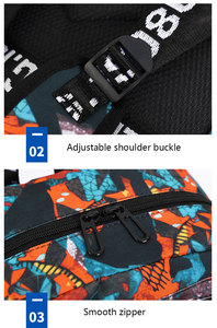 Zaini Sportivi Casual con Motivo Squalo 2026, Grande Capacità, Zaini Scolastici alla Moda per Adolescenti - Product Image 5