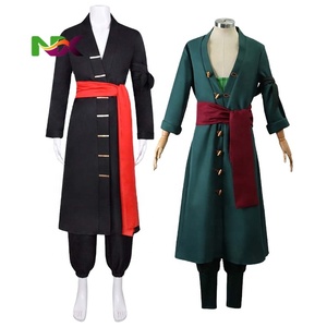 Disfraz de Cosplay, <span class=keywords><strong>Kimono</strong></span> de Anime, Túnica de Zoro, Uniforme, Atuendo de Halloween <span class=keywords><strong>con</strong></span> Pendientes para Comic <span class=keywords><strong>Con</strong></span> - Product Image 1