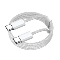 Schnelleres Laden PD 20W USB-C zu Typ-C Nylon-Stromkabel 1M/2M für iPhone Samsung