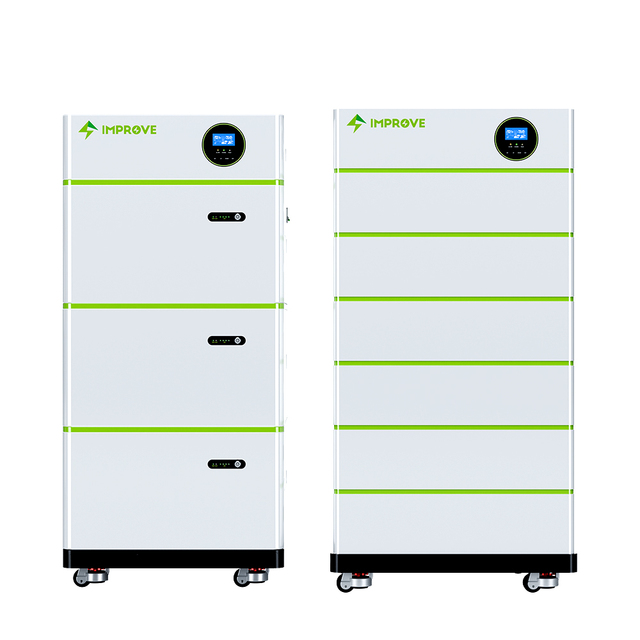 CE 51.2V 200Ah 20kWh 10kWh Solar Lithium Battery 5kW Inverter Energy Storage Battery System All-In-One ESS Lifepo4 Stackable