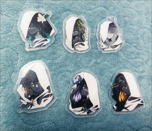 6 pièces/ensemble Genshin Impact Wanderer Cosplay sac à dos Badge Haborym Furina Barbatos Morax <span class=keywords><strong>Nahida</strong></span> Raiden Shogun sagesse acrylique broche - Product Image 4