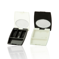 Boîte à fards à paupières transparente, étui pour fards à paupières, boîte de palette de fards à paupières, logo personnalisé, emballage pour fards à paupières