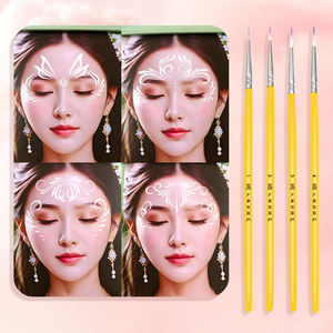 Pinceau doux pour le maquillage du <span class=keywords><strong>visage</strong></span> des enfants, stylo de <span class=keywords><strong>dessin</strong></span> coloré professionnel avec certification CE - Product Image 3