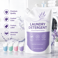 Liquide de lavage domestique personnalisé OEM écologique, antibactérien, formule douce et sûre, dissolution efficace de la saleté pour le lavage des vêtements