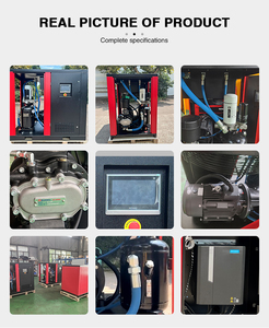 Aceair Low Noise 7.5kw 10 HP Imán permanente Compresores de aire de tornillo estacionarios rotativos de frecuencia <span class=keywords><strong>variable</strong></span> - Product Image 6