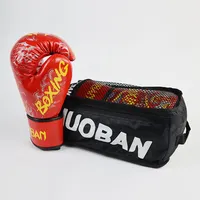 Быстрая доставка, перчатки HUOBAN с принтом, тренировочные Боксерские перчатки для победителей