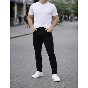 Pantaloni Chino Slim Fit Elasticizzati da Uomo Adrenaline, Vita Media, 5 Tasche, Antipiega, in Gabardine - Product Image 1