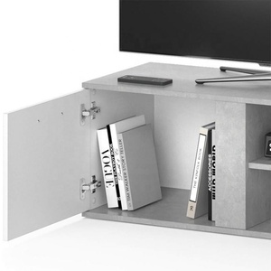 Mobile <span class=keywords><strong>TV</strong></span> Moderno da <span class=keywords><strong>65</strong></span> <span class=keywords><strong>Pollici</strong></span>, Mobiletto in Legno Bianco per Soggiorno, Camera da Letto, Hotel o Appartamento, Arredamento per la Casa - Product Image 5