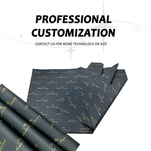 Carta <span class=keywords><strong>da</strong></span> Imballaggio Nera di Lusso Stampata Riciclabile per Logistica in Rotoli - Product Image 3