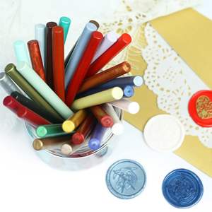 Toptan Özel Esnek Sızdırmazlık Balmumu Çubukları Tutkal Tabancası Metalik Altın Sedefli Plastik Düğün Davetiyeleri CRECRA Markası - Product Image 5