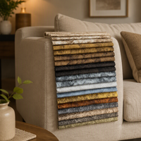 Tissu en velours moderne pour canapé, de haute qualité, gaufré, 100 % polyester tricoté, pour revêtement de canapé et utilisation automobile, vente en gros