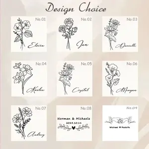 名入れ無料 パーソナルコンパクトミラー 1個 カスタムポケットメイクミラー 結婚式の引き出物 ゲスト向け折りたたみミラー ウェディングギフト ブライダルギフト - Product Image 6