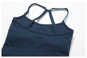 <span class=keywords><strong>Ropa</strong></span> Deportiva de secado rápido <span class=keywords><strong>Fitness</strong></span> Top para usar Running Strappy Sports Bra Soft Support Compresión Yoga <span class=keywords><strong>Sexy</strong></span> Sports Bra - Product Image 4