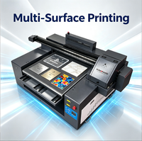 Printer UV Inkjet Roll Film PET PVC Baru dengan Print Head XP600 Semi-Otomatis Ukuran Cetak 60x90cm Kualitas Tinggi