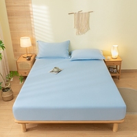 Vente en gros Couvre-lit en coton hypoallergénique personnalisé imperméable King Size Draps housse pour lit
