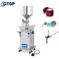 Ligne de production verticale semi-automatique pneumatique pour le remplissage de liquides : crème, savon liquide, désinfectant pour les mains, liquide vaisselle