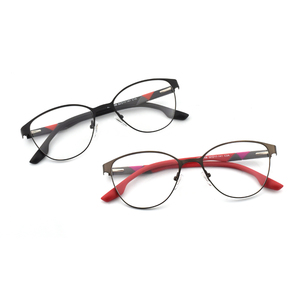 DOISYER <span class=keywords><strong>2023</strong></span> unisexe rétro cadre optique femmes lunettes oeil de chat avec matériau TR90 et motif imprimé charnière à ressort - Product Image 2