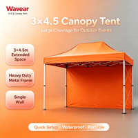 Tente de réception en acier 10x15 robuste, imperméable et pliable pour mariages, fêtes, expositions et événements sportifs - Toutes saisons