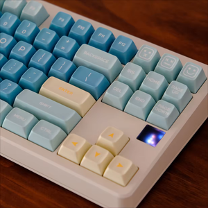 160 touches <span class=keywords><strong>GMK</strong></span> sel de mer citron <span class=keywords><strong>Keycaps</strong></span> PBT Double coup capuchons de clé QXA profil Keycap pour clavier mécanique MX Switch - Product Image 5