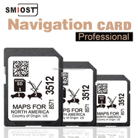 SMIOST Auto Software Update CID GPS Change Navigation Maps Tarjeta de memoria SD para GM 8571 3512 America XT6 Enclave Acadia