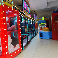 Attractions de carnaval, stands de fête foraine, jeu de fléchettes à ballons, jeux interactifs, marque FUNPLAYPARK, métal, bois, 110V/220V 1