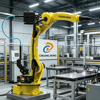 Mesin Palletizer Robot Otomatis 4-axis 6-axis Lini Pengemasan Penumpuk Kantong Semen Robot Palletizer Lengan Robot Palletizer