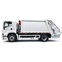 Camion compacteur hydraulique diesel manuel Isuzu 4x2 pour la collecte de déchets à grande échelle, collecte de déchets municipaux et urbains