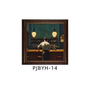 Джаз-бар, холст, настенный рисунок для гостиной и столовой | Картина маслом с индивидуальной опцией