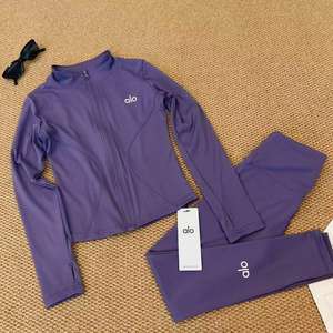 <span class=keywords><strong>Conjunto</strong></span> Deportivo <span class=keywords><strong>Alo</strong></span> <span class=keywords><strong>Yoga</strong></span> Personalizado para Mujer, <span class=keywords><strong>Conjunto</strong></span> Deportivo de Talla Grande con Soporte Alto, Ropa de Gimnasio Lulu, Chaqueta - Product Image 4