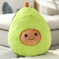 Groothandel Kinderen Cartoon Dieren Zachte Kawaii Schattige Pluche Kussen Fruit Avocado Gevulde Pluche Pop Speelgoed