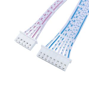 Comprimento liso do chicote de fios 300MM do cabo da fita do conector do passo do conector do Pin JST XH 2.5mm 2.54mm do costume UL2468 22AWG 2,54 2 6 12 - Product Image 2