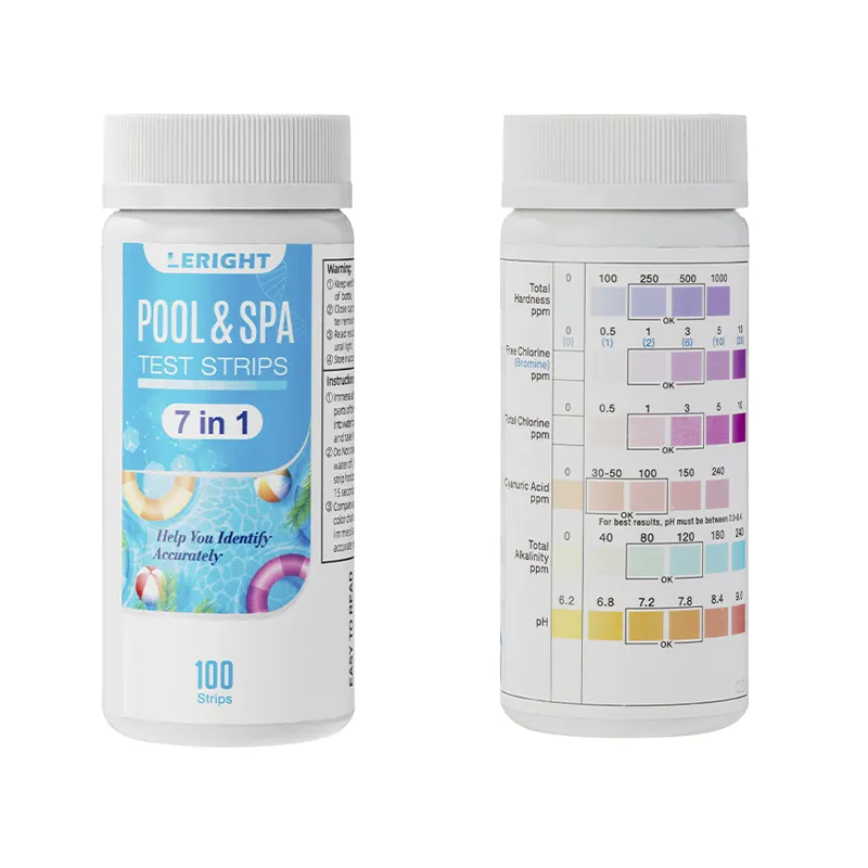 7 In 1 Hot Tub Water Kwaliteit Test Strips Ph En Broom Testkit Voor Zwembad