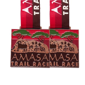 Medallas y Trofeos Deportivos de Metal para Maratón, Sublimables, con Grabado Personalizado y Cordón, Venta al Por Mayor - Product Image 6