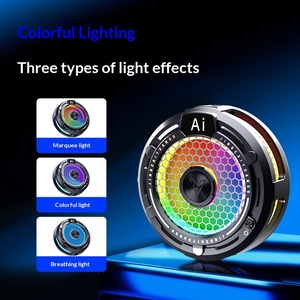 מצנן טלפון נייד חדש מדגם U--Jet F47 עם בקרת טמפרטורה מבוססת בינה מלאכותית, תאורת RGB, צג דיגיטלי נייד למשחקים - Product Image 4