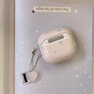 Imd para <span class=keywords><strong>Airpods</strong></span> <span class=keywords><strong>Estuche</strong></span> para Airpods4 Airpodspro2 Pro2 Auriculares Protector Rosa Azul Corazón Estrellado Colgante Nuevo <span class=keywords><strong>Estuche</strong></span> Único - Product Image 4
