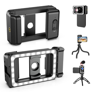 Apexel Draagbare Telefoon Klem Vul Licht Pocket Selfie Live Foto Video Fotografie Mobiele Lens Dimbaar <span class=keywords><strong>Led</strong></span> Licht - Product Image 1