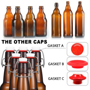 <span class=keywords><strong>Bottiglie</strong></span> <span class=keywords><strong>di</strong></span> <span class=keywords><strong>Vetro</strong></span> Ambrato per Vino e <span class=keywords><strong>Birra</strong></span> con Tappo a Corona da 330ml e 500ml <span class=keywords><strong>di</strong></span> Alta Qualità, Disponibili in Stock, Direttamente dalla Fabbrica - Product Image 3