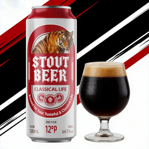 <span class=keywords><strong>Cerveza</strong></span> Stout Extra Fuerte en Latas de 500ml, Fabricante de <span class=keywords><strong>Cerveza</strong></span>, Marca Privada OEM - Product Image 6