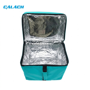 Bolsas Térmicas Portátiles para Entrega de Alimentos con Logotipo Personalizado al por Mayor, Bolsa Aislante para Pizza y Bebidas con Asa - Product Image 6