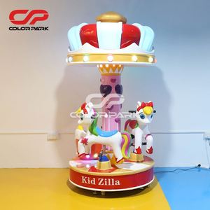 Parc d'attractions intérieur coloré, nouveau manège pour enfants, manège à monnayeur de luxe pour 3 joueurs - Product Image 6