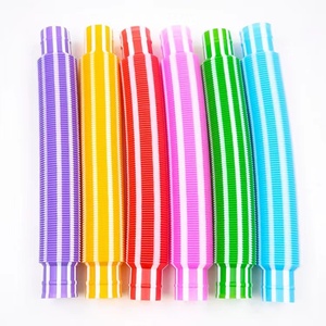 ของเล่นบีบคลายเครียดแบบยืดได้หลากสีสำหรับเด็ก  แบบทำเอง  หลอดป๊อป - Product Image 3