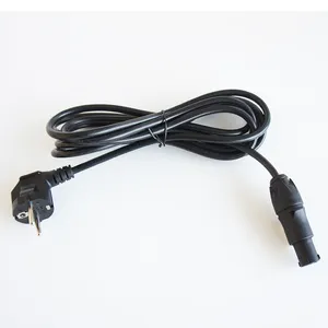 Custom 1.5M 1.8M Black CEE 7/7 Plug To PowerCON TRUE1 Connector Power Cord with Copper