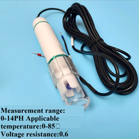 Capteur de pH numérique RS485, testeur d'eau, personnalisable OEM, matériau plastique, étanche IP68, plage de pH 0-14, haute précision 0,01pH