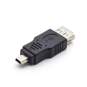 Mini USB 5-Pin Nam USB 2.0 Nữ OTG <span class=keywords><strong>Adapter</strong></span> Chuyển Đổi PVC Áo Khoác Bện Che Chắn Máy Ảnh Màn Hình Máy Chiếu Máy Tính Cổ - Product Image 3