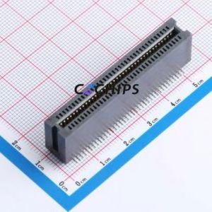 HEV74LP03BK Gold Finger Connector SMD,P=1.27mm Connector ( Connector Type: EDGE SLOT )( Pitch: 1.27mm )( Total PIN Count: 74P ) - Product Image 1