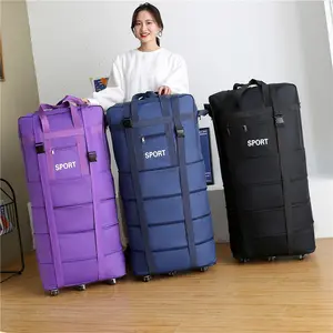 Gepäck tasche mit großer Kapazität Robuste wasserdichte, erweiterbare Reisetasche mit Rädern Reisetasche