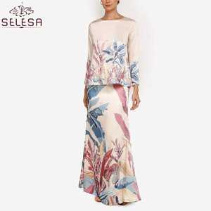 SIPO-ropa islámica de encaje Floral, diseño Popular 3d de flores, bazu Kurung Moden, 2023 - Product Image 2