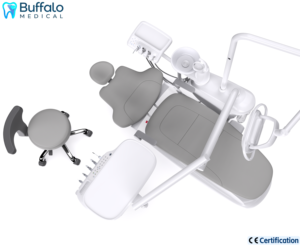 Unidad Dental Avanzada Buffalo con Luz Oral LED y Cuatro Manijas para Tratamiento en Clínica Dental - Product Image 4