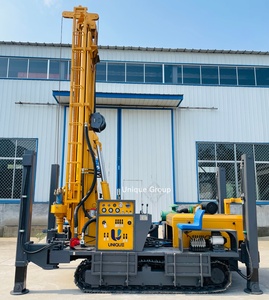 Plataforma de perforación de 600m de profundidad hidráulica completa, máquina de perforación de pozos de agua para construcción de pozos geotérmicos y subterráneos - Product Image 1