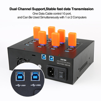 A213P Sipolar Usb 3.0 Hub for Computer Hardware Software 20 Port Usb Hub Fast Phone Charger Station